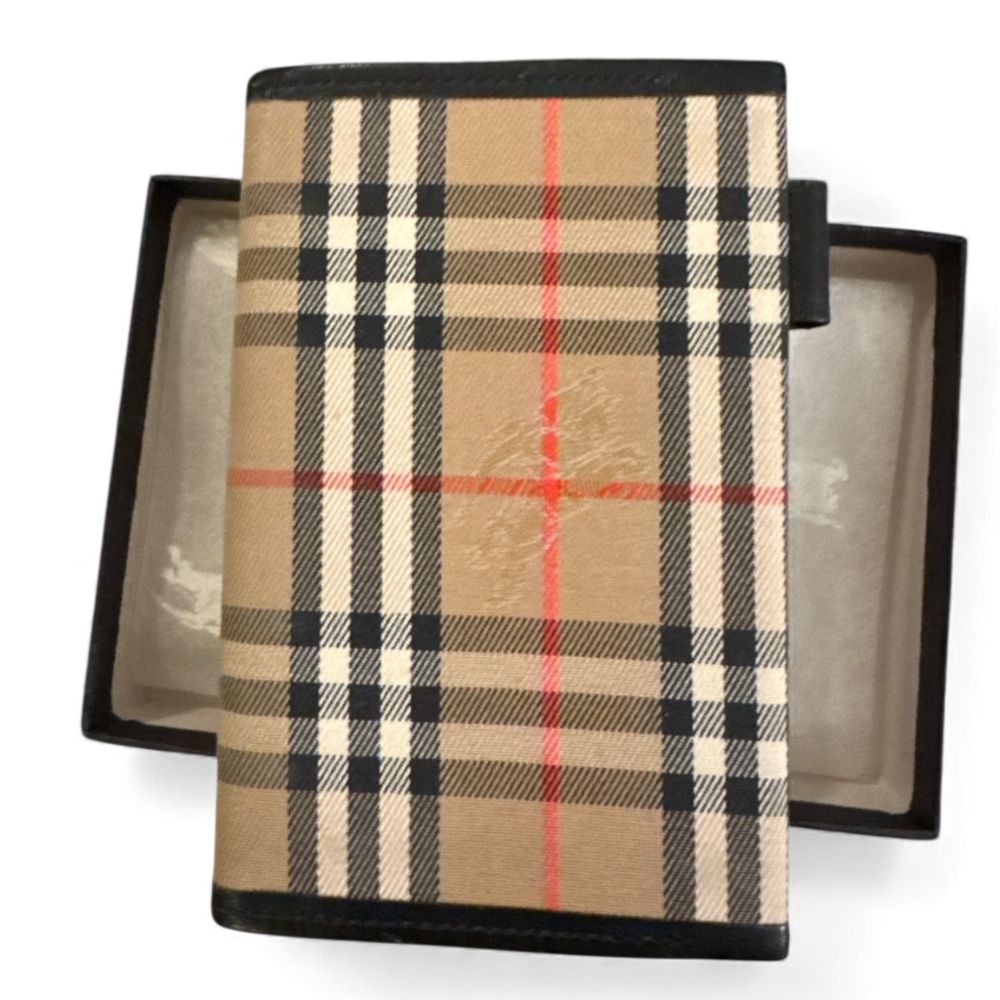 💫Burberry Haymarket Plaid Mini Agenda With Box💫 - Picture 2 of 5